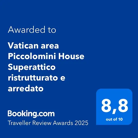 Vatican Area Piccolomini House Superattico Ristrutturato E Arredato Řím